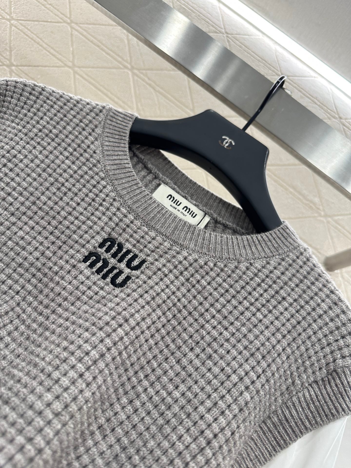 Mimi*♥2025 New Arrival Knitted long-sleeved top