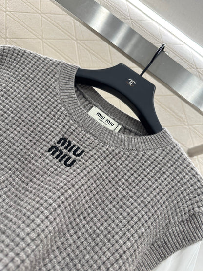 Mimi*♥2025 New Arrival Knitted long-sleeved top