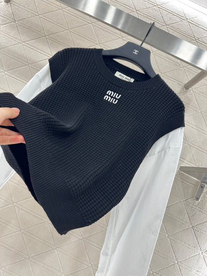 Mimi*♥2025 New Arrival Knitted long-sleeved top