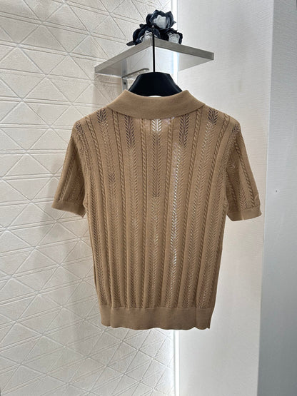 Mimi*♥2025 New Arrivals Knitted Short-Sleeve