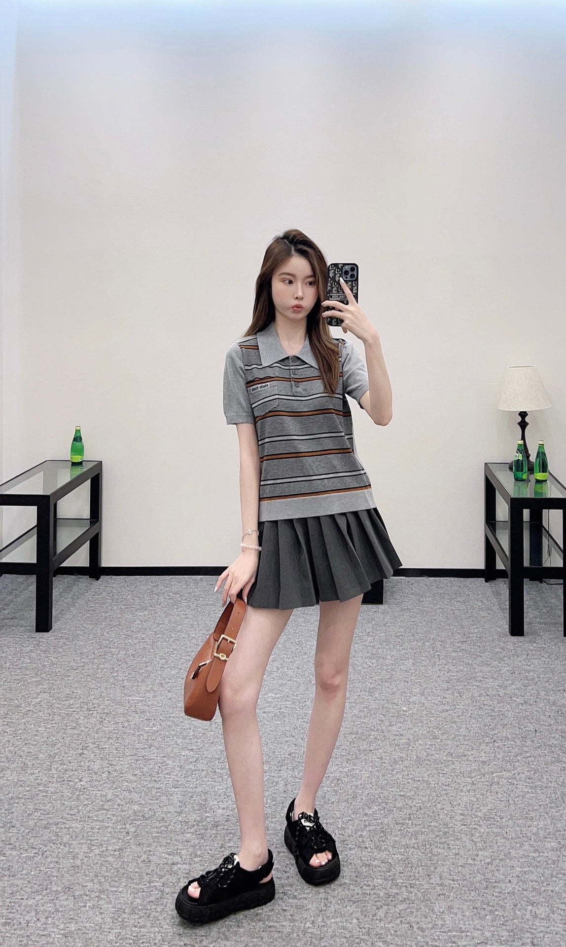 Mimi*♥2025 New Arrivals Knitted Short-Sleeve