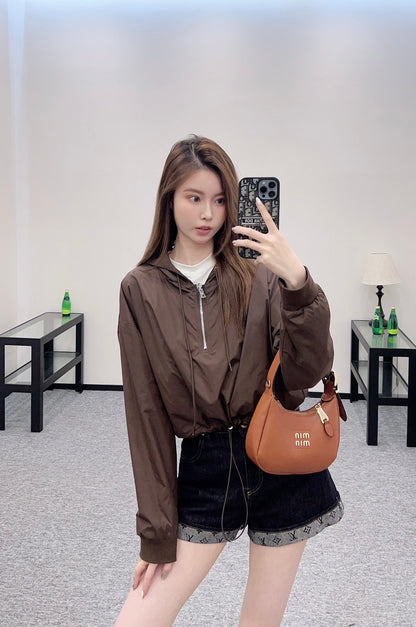 P*♥2025 New Arrival Hooded Work Top