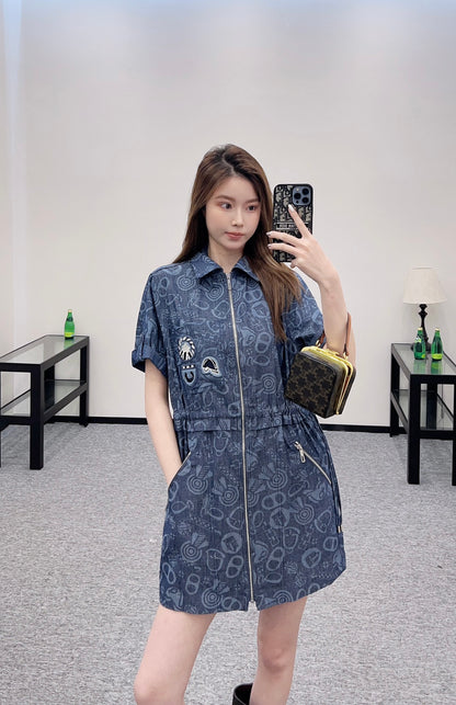 H*♥2025 New Arrivals Denim Dress