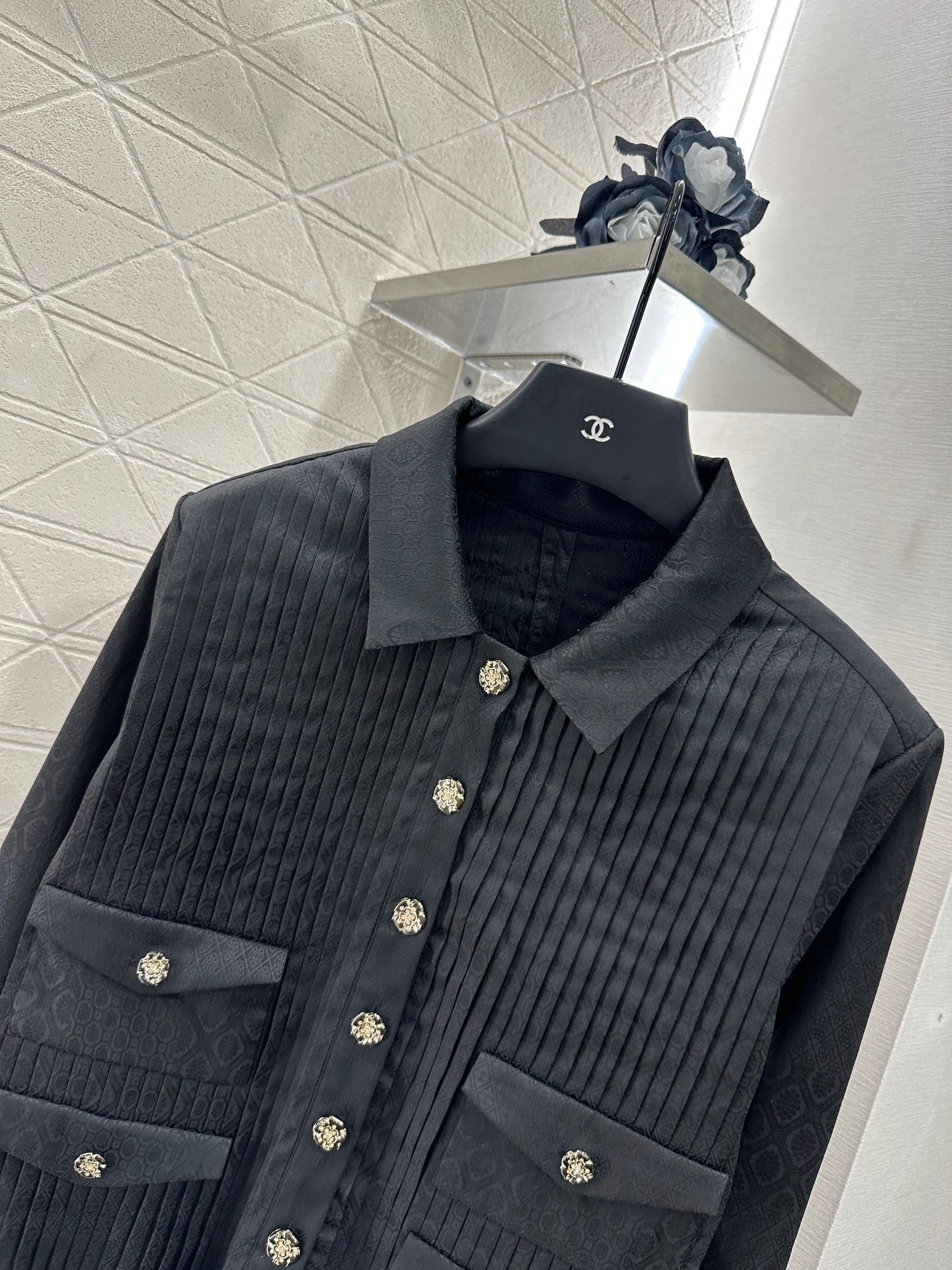 C*♥2025 New Arrival Long-sleeved shirt and culottes set
