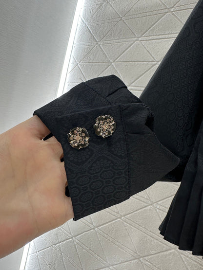 C*♥2025 New Arrival Long-sleeved shirt and culottes set