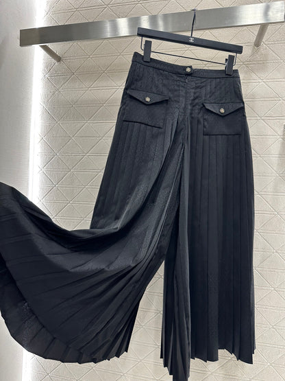 C*♥2025 New Arrival Long-sleeved shirt and culottes set
