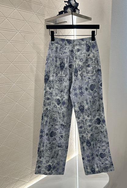 D*♥2025 New Arrivals Denim Jacket and Pants Set