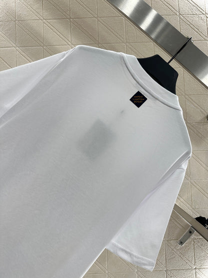 Louis*♥2025 New Arrivals Round-Neck Embroidered Short Sleeves