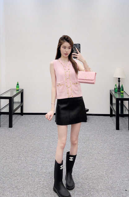 C*♥2025 New Arrival Beaded Knit Vest