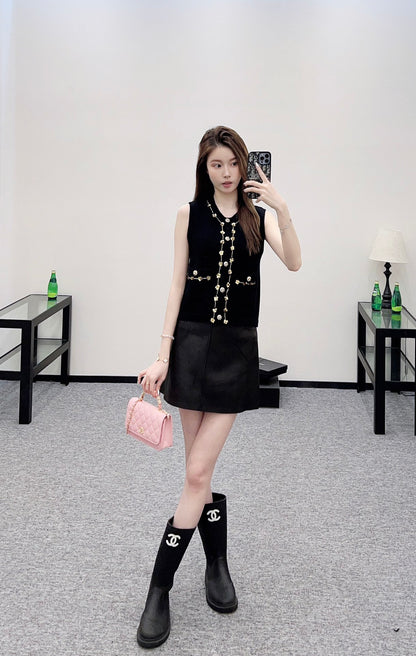 C*♥2025 New Arrival Beaded Knit Vest