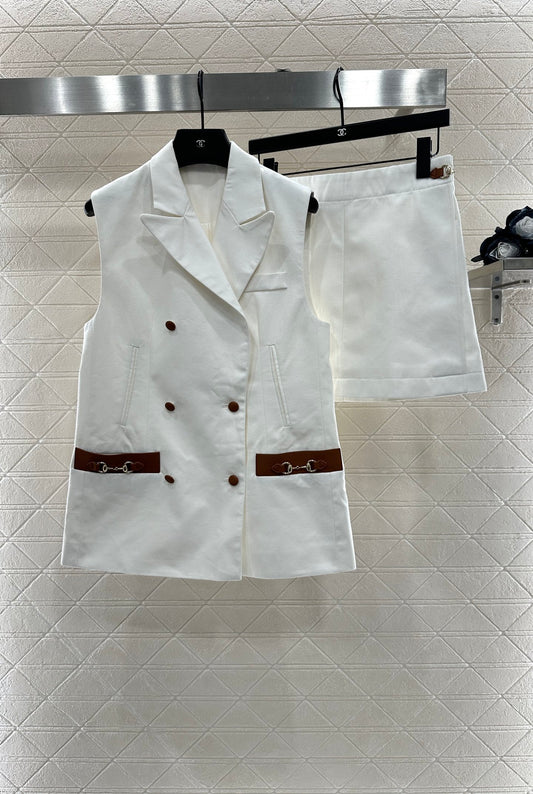 G*♥ 2025 New Arrivals Suit, vest, and skirt set