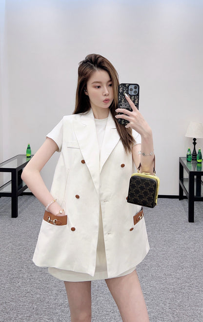 G*♥ 2025 New Arrivals Suit, vest, and skirt set