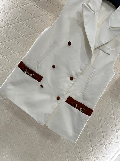 G*♥ 2025 New Arrivals Suit, vest, and skirt set