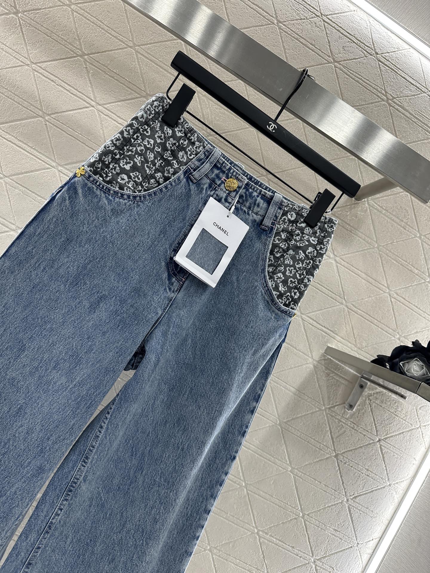C*♥2025 New Arrival Denim Pants and Suspender Vest Set