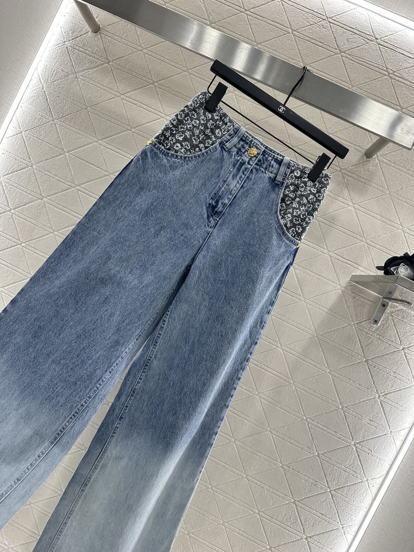 C*♥2025 New Arrival Denim Pants and Suspender Vest Set