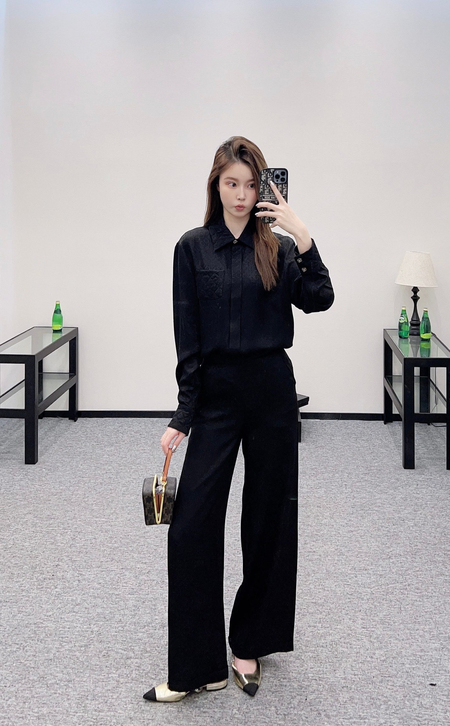 C*♥2025 New Arrival Long-sleeved shirt and pants set