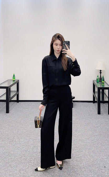 C*♥2025 New Arrival Long-sleeved shirt and pants set