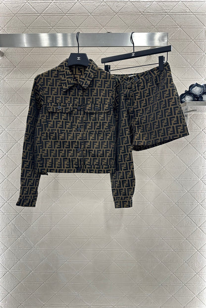 F*♥ 2025 New Arrivals Jacket, Coat, and Shorts Set