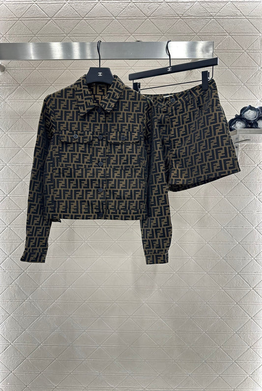 F*♥ 2025 New Arrivals Jacket, Coat, and Shorts Set