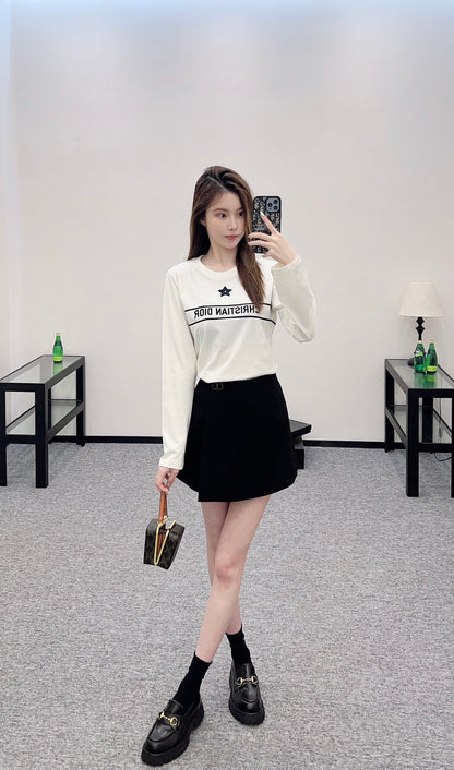 D*♥2025 New Arrival Embroidered Base Layer Shirt