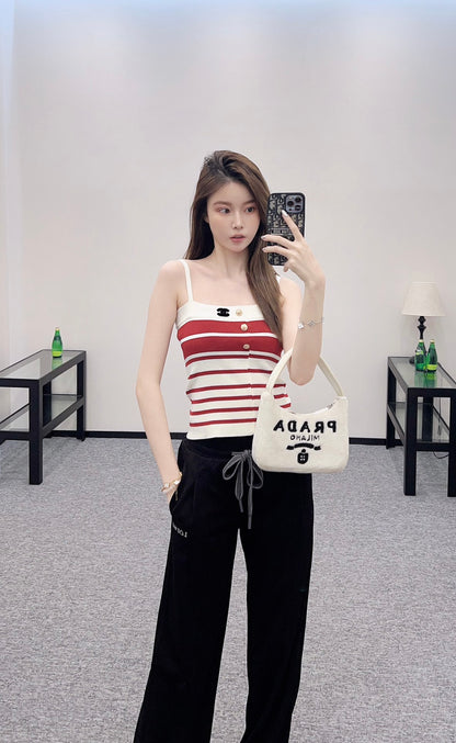 L*♥2025 New Arrival Drawstring Wide-Leg Pants