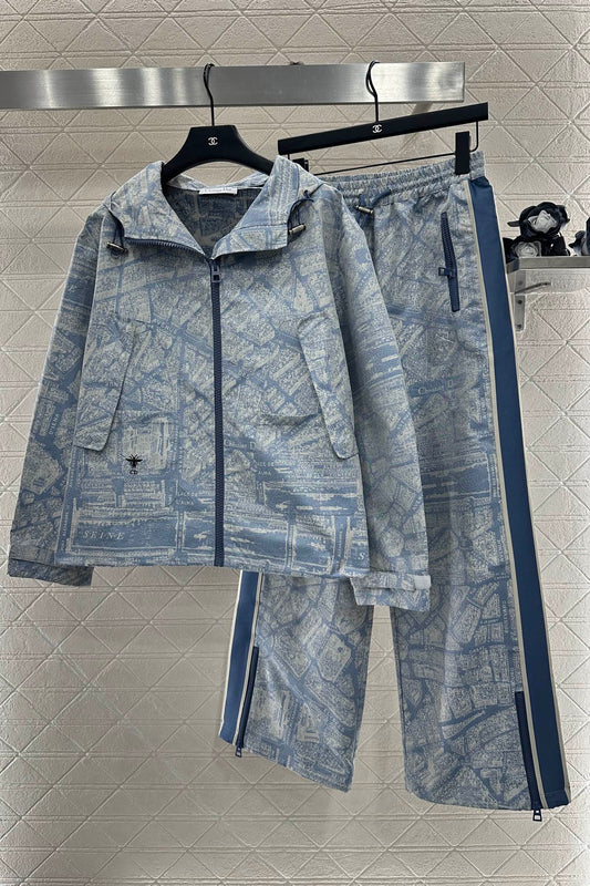 D*♥2025 New Arrivals Hooded Jacket and Pants Set