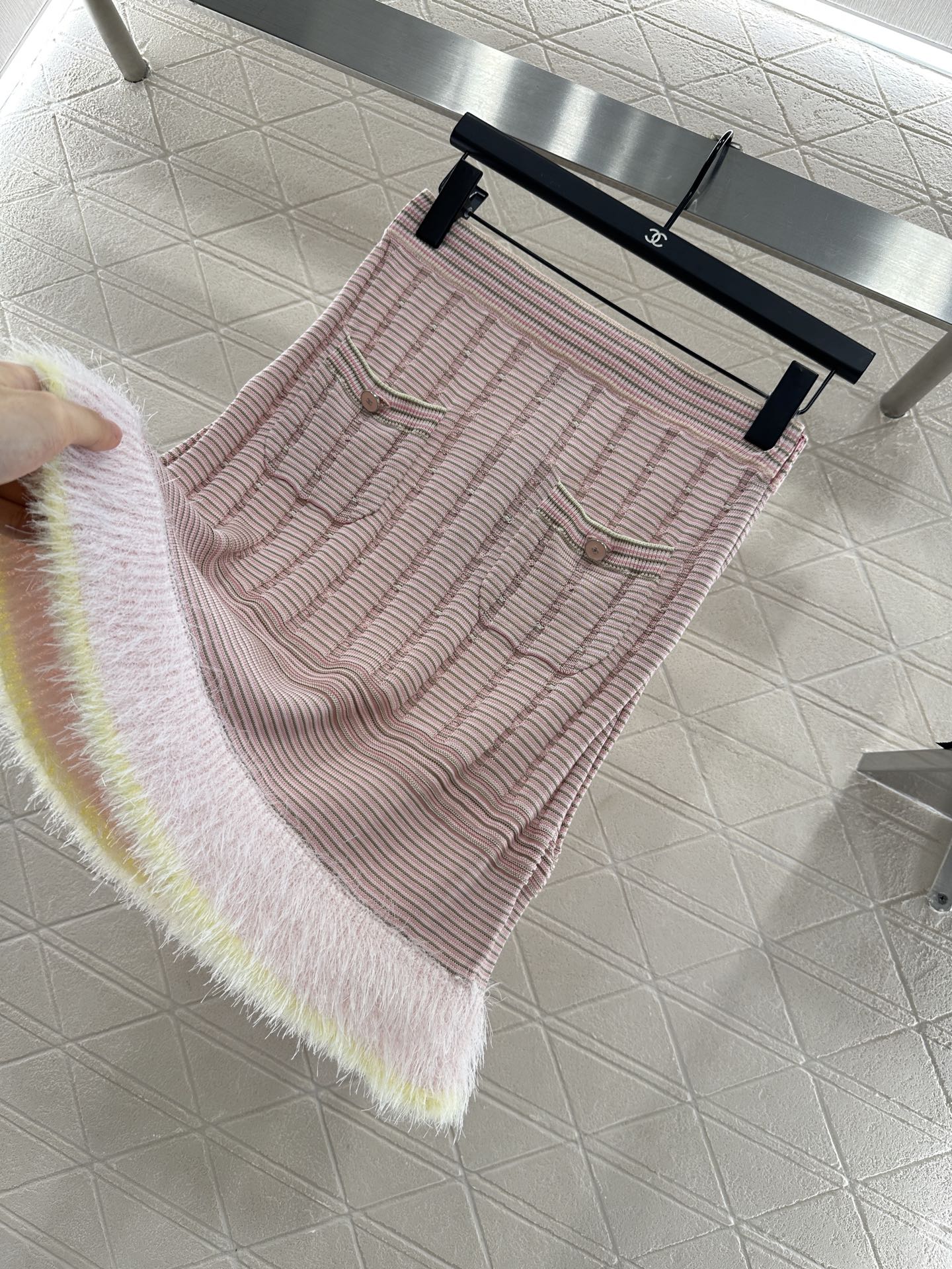 C*♥2025 New Arrival Knitted Skirt Long-Sleeved Set