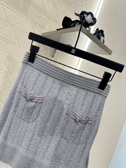C*♥2025 New Arrival Knitted Skirt Long-Sleeved Set