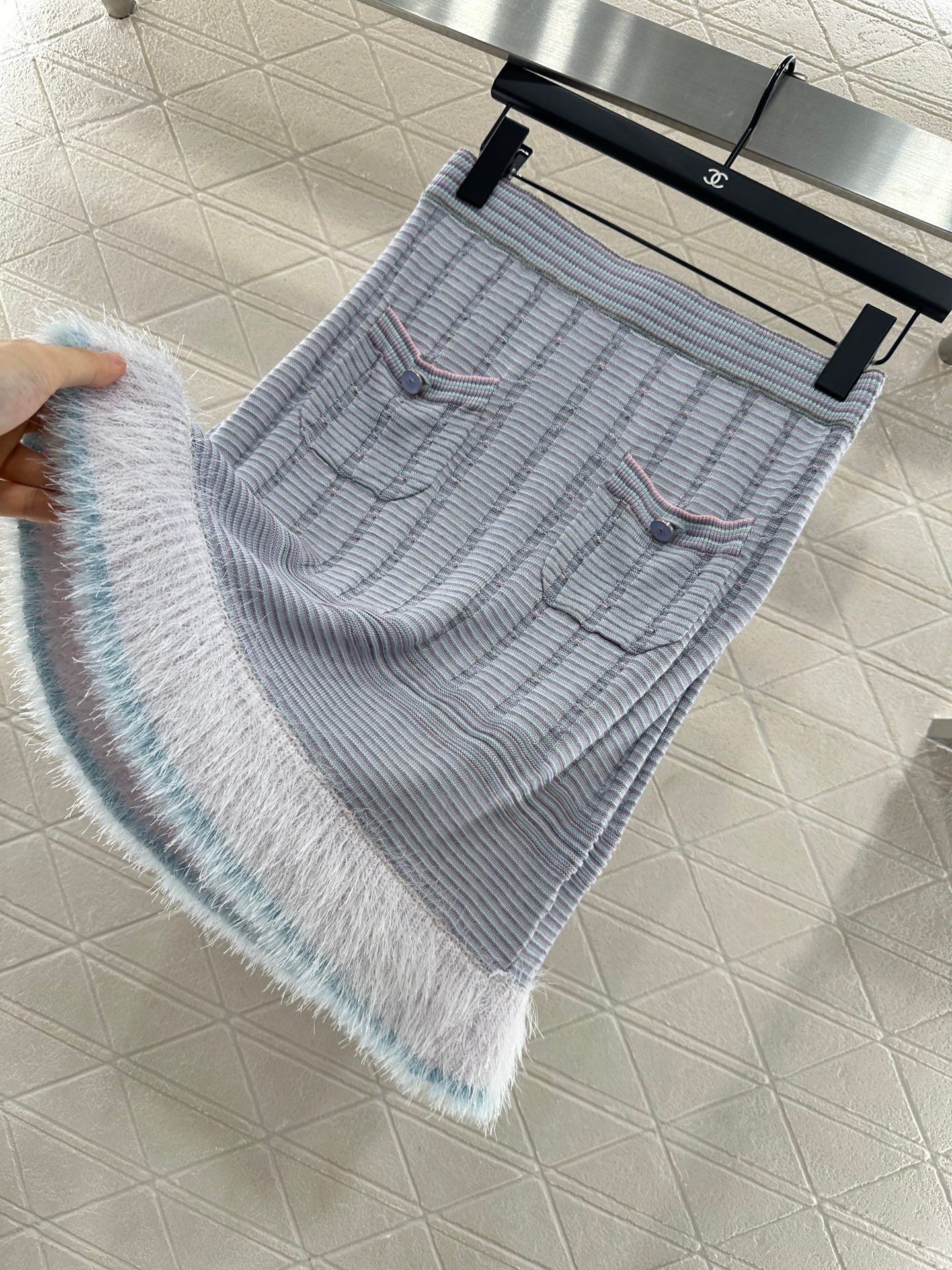 C*♥2025 New Arrival Knitted Skirt Long-Sleeved Set