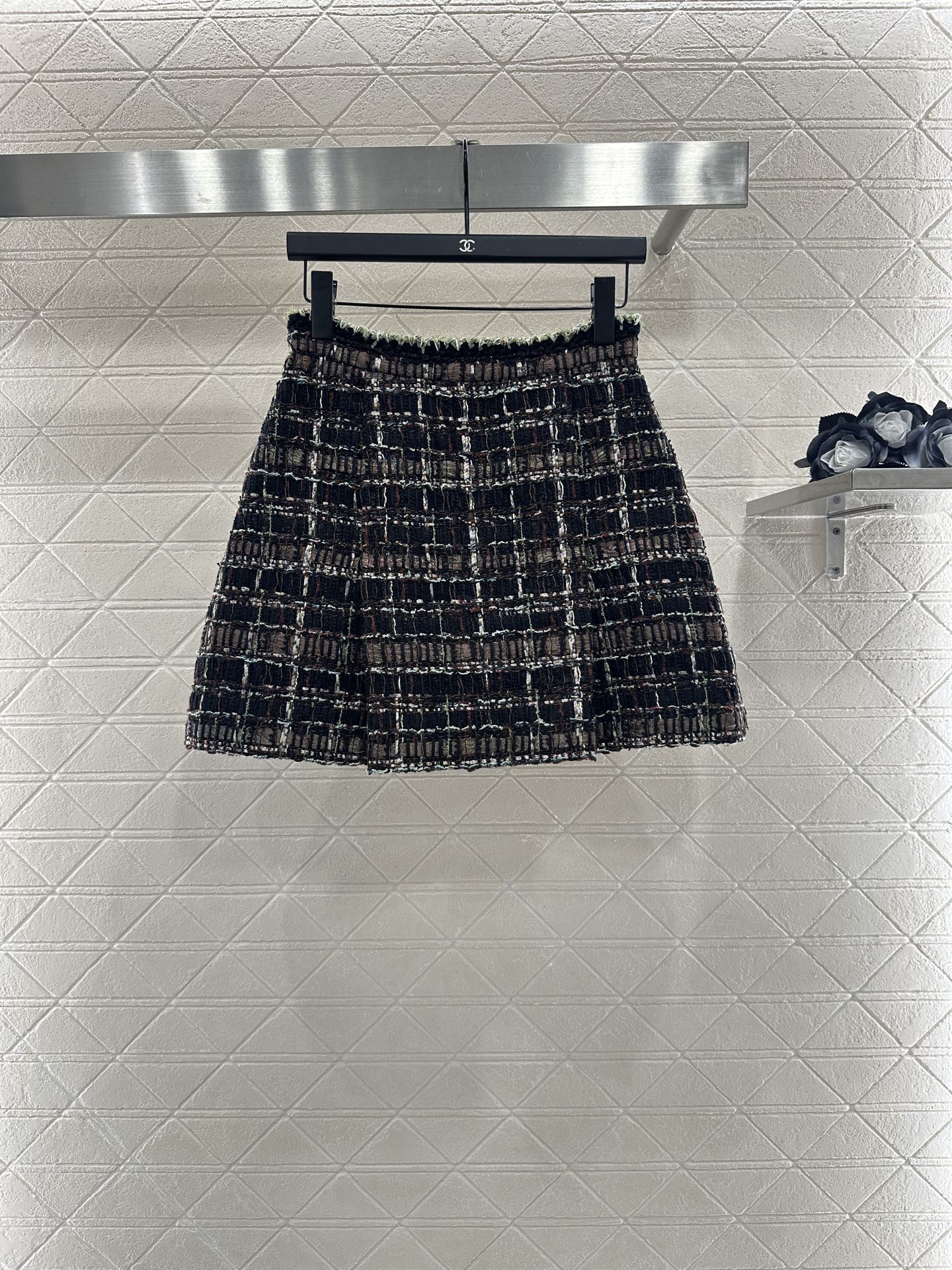 C*♥2025 New Arrival Woven Jacket and Skirt Set