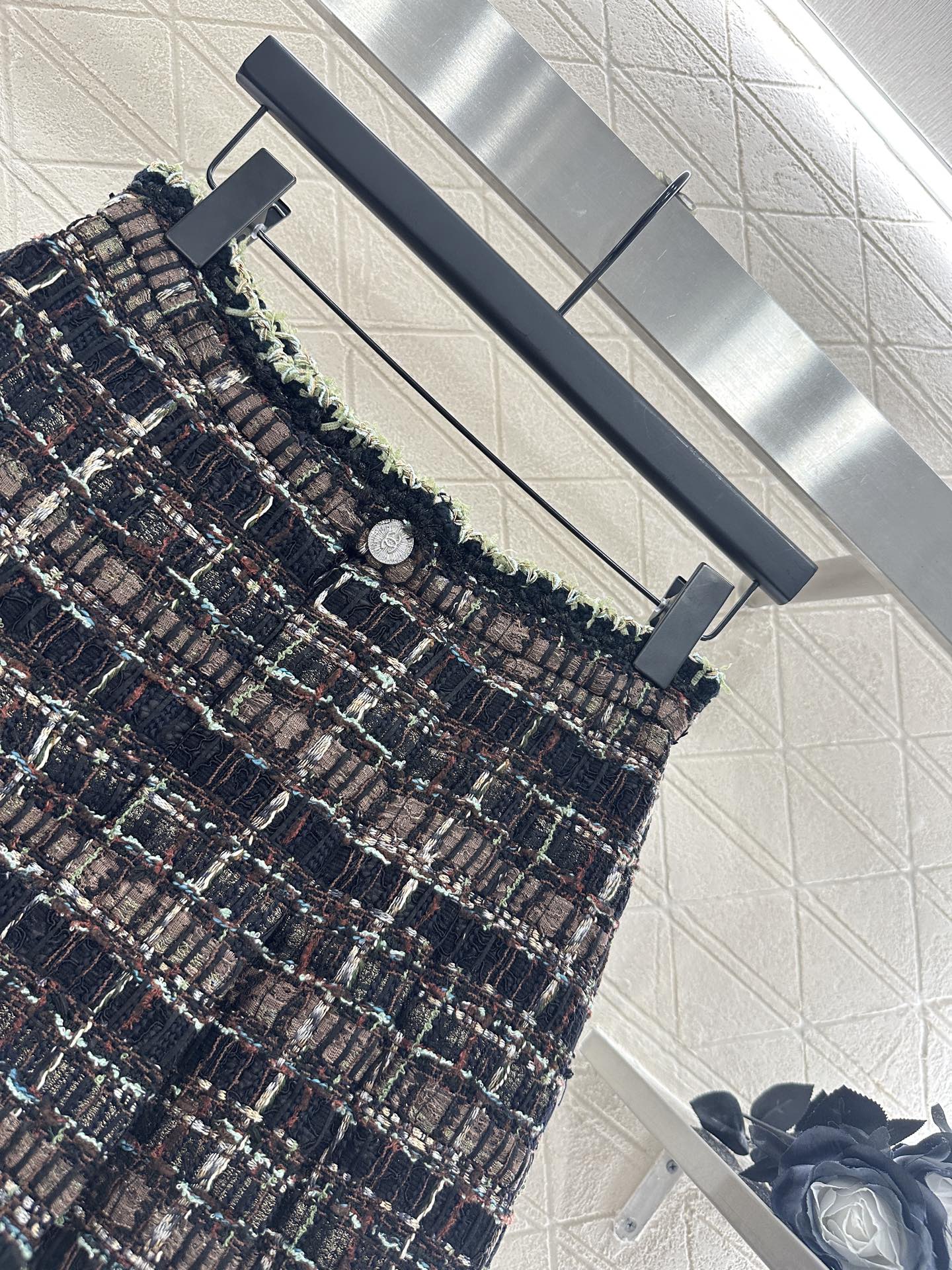 C*♥2025 New Arrival Woven Jacket and Skirt Set