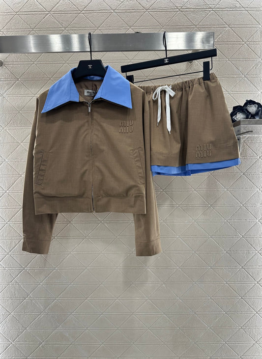 Mi*mi*♥ 2025 New Arrivals Jacket and Skirt Set