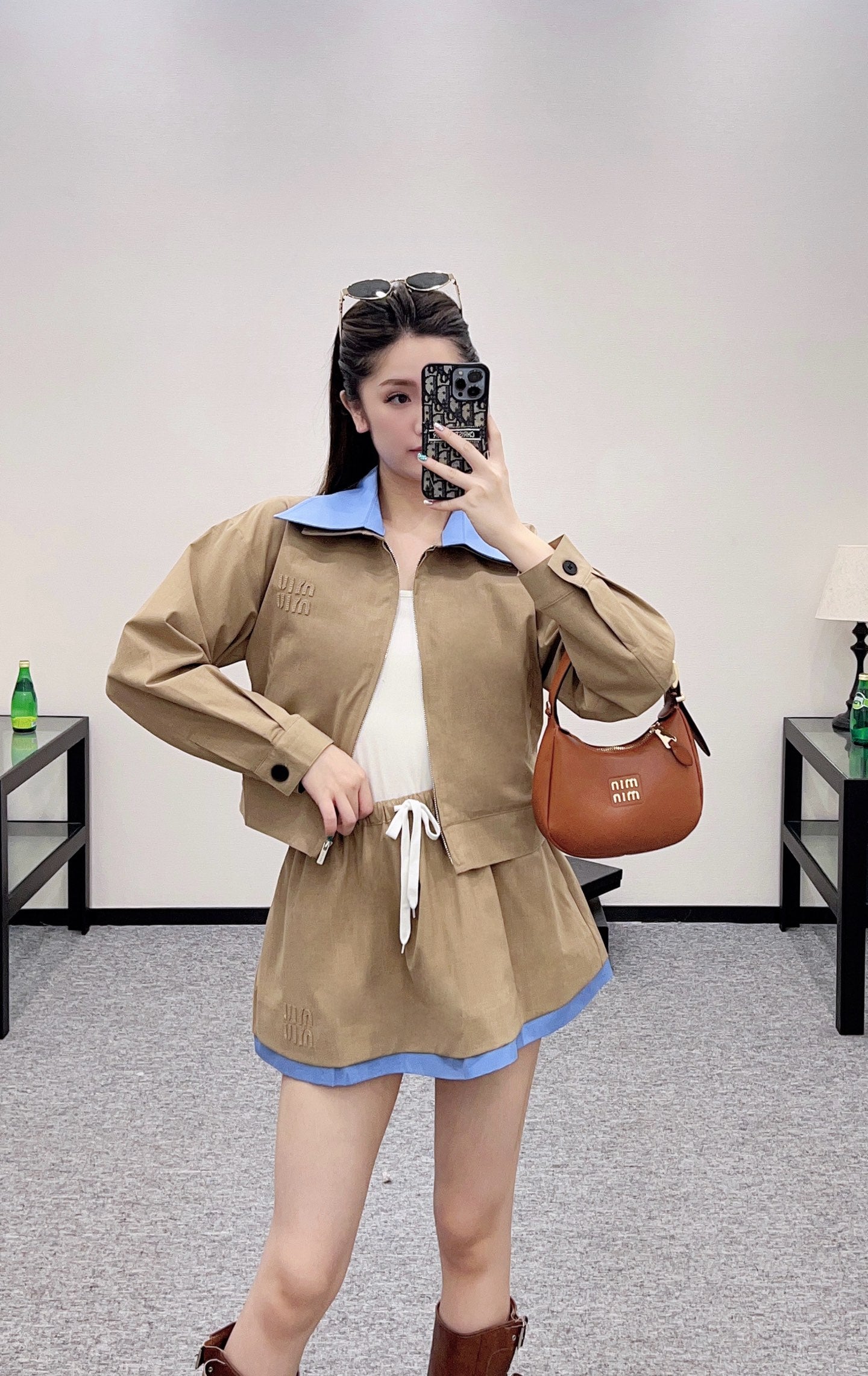 Mi*mi*♥ 2025 New Arrivals Jacket and Skirt Set