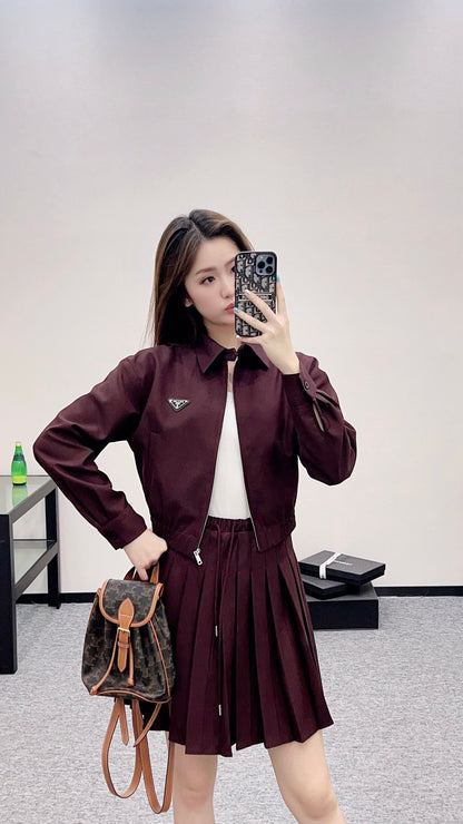 P*♥2025 New Arrivals Jacket, Coat, and Skirt Set