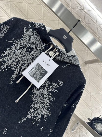 C*♥2025 New Arrival Hooded Sweatshirt and Skirt Set