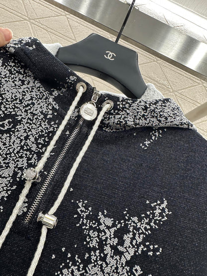 C*♥2025 New Arrival Hooded Sweatshirt and Skirt Set