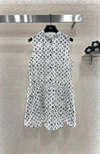 Louis*♥2025 New Arrivals Printed Vest Dress