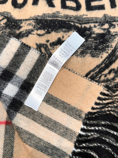 Bur War Horse Knight Reversible Shawl