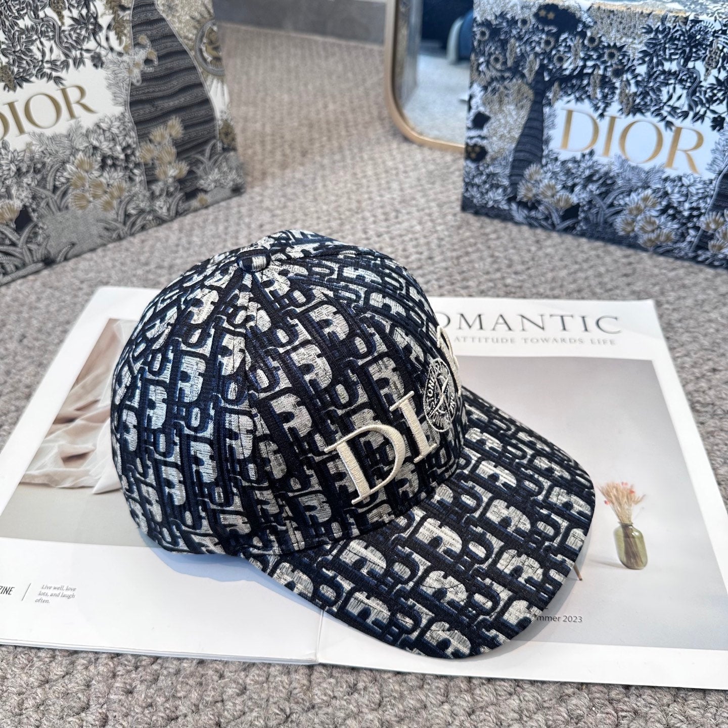 CD classic distressed baseball cap