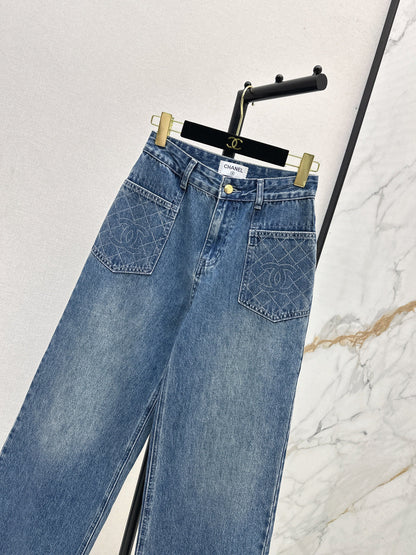 Chan New Rhinestone jeans