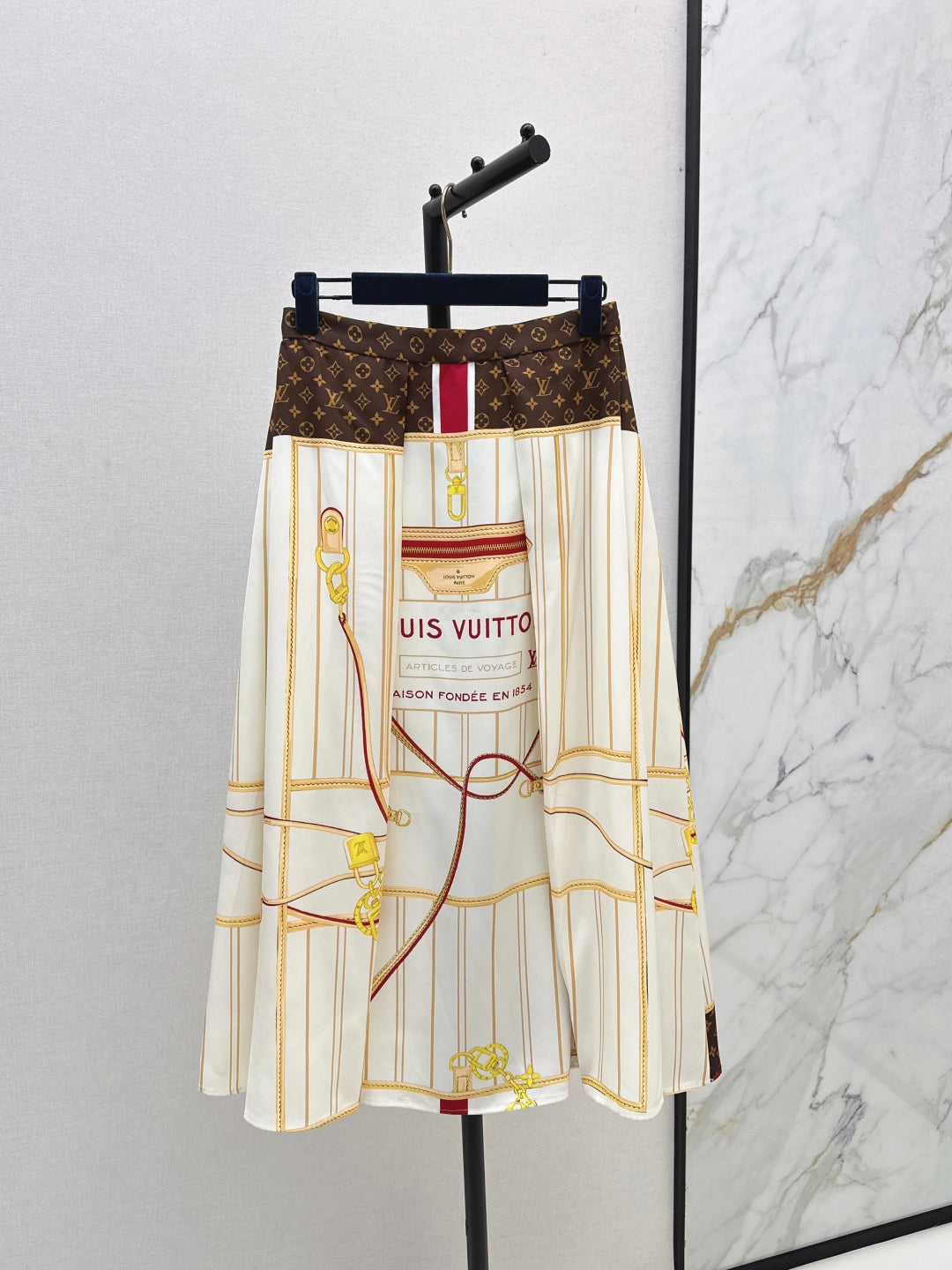Louis New Color block skirt