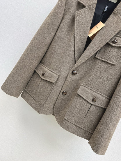 Miu NewHerringbone suit