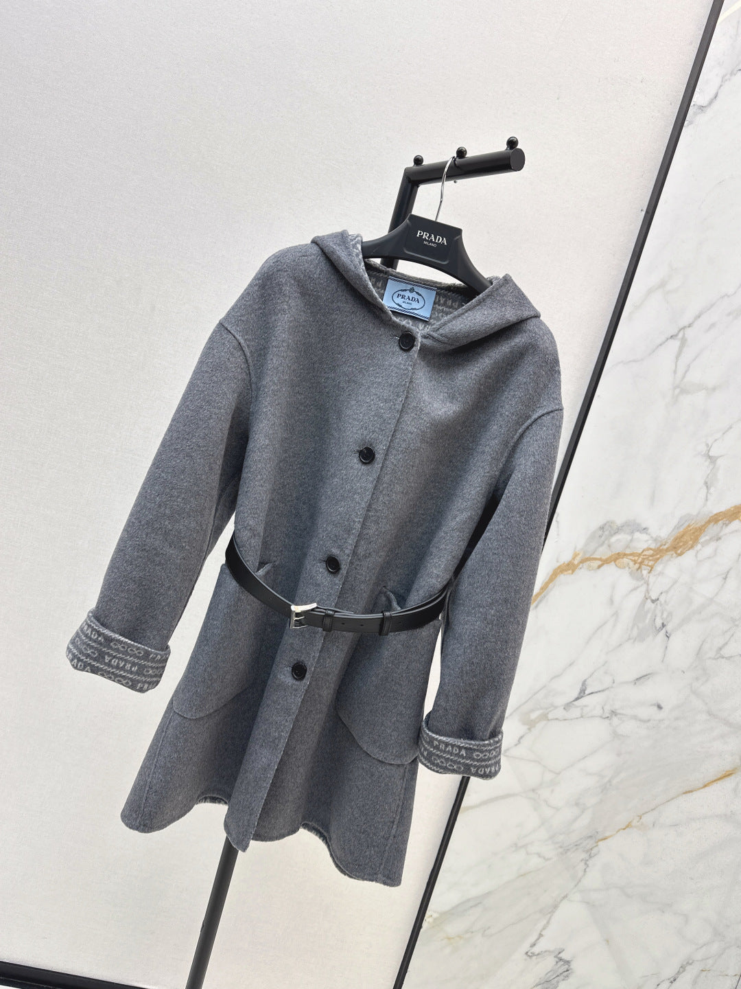 Pra NEW Hooded wool coat