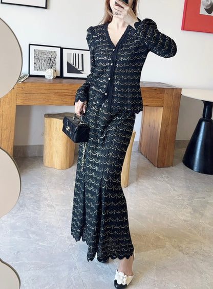 Chan NEW knitted suit