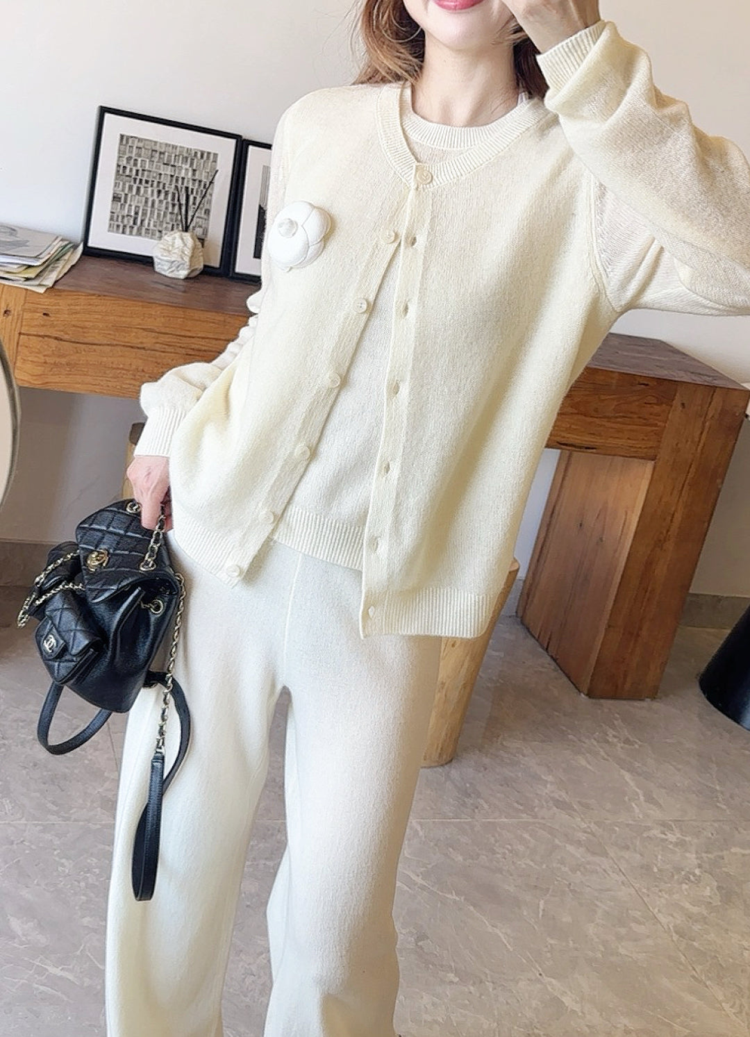 Chan NEW wool suit