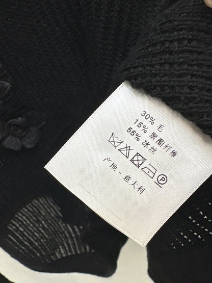 Chan NEW floral embellished cardigan