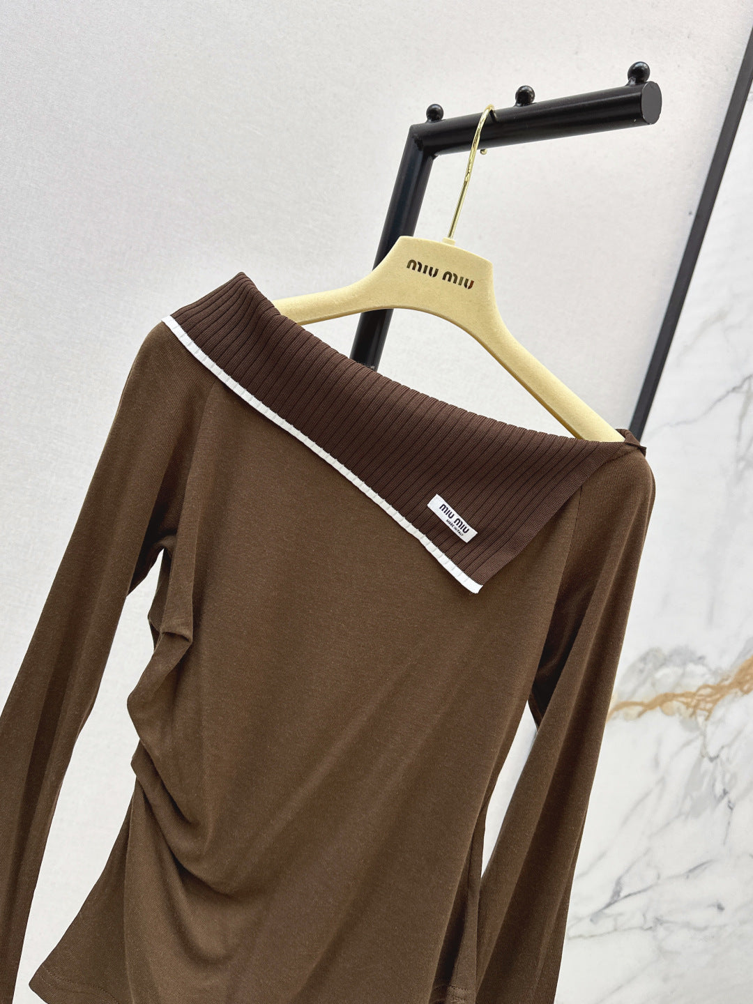 Miu NEW lapel shirt
