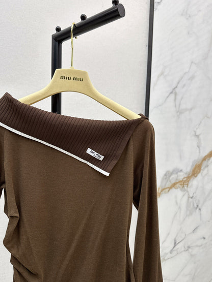 Miu NEW lapel shirt