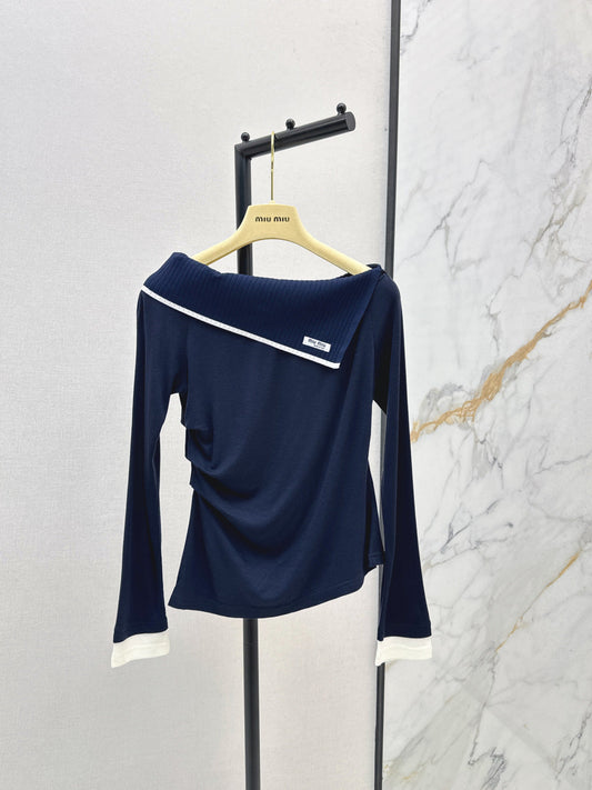 Miu NEW lapel shirt