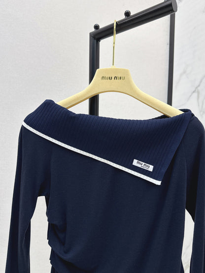 Miu NEW lapel shirt